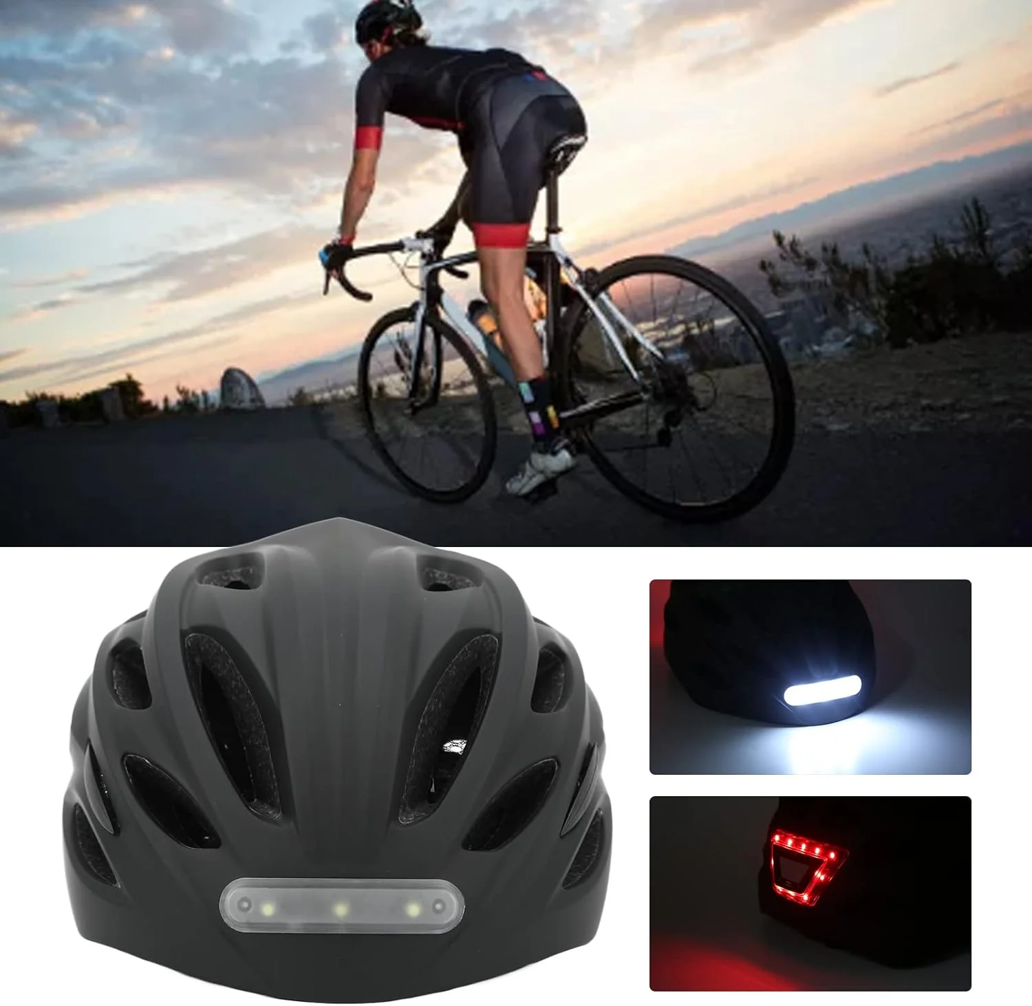 π΄ββοΈ LED Safety Cycling Helmet β Stay Protected & Visible! π¨ - Image 3
