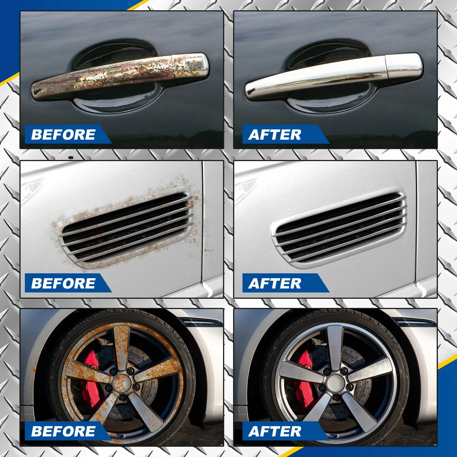 π Car Iron Powder & Rust Remover Spray - Image 3