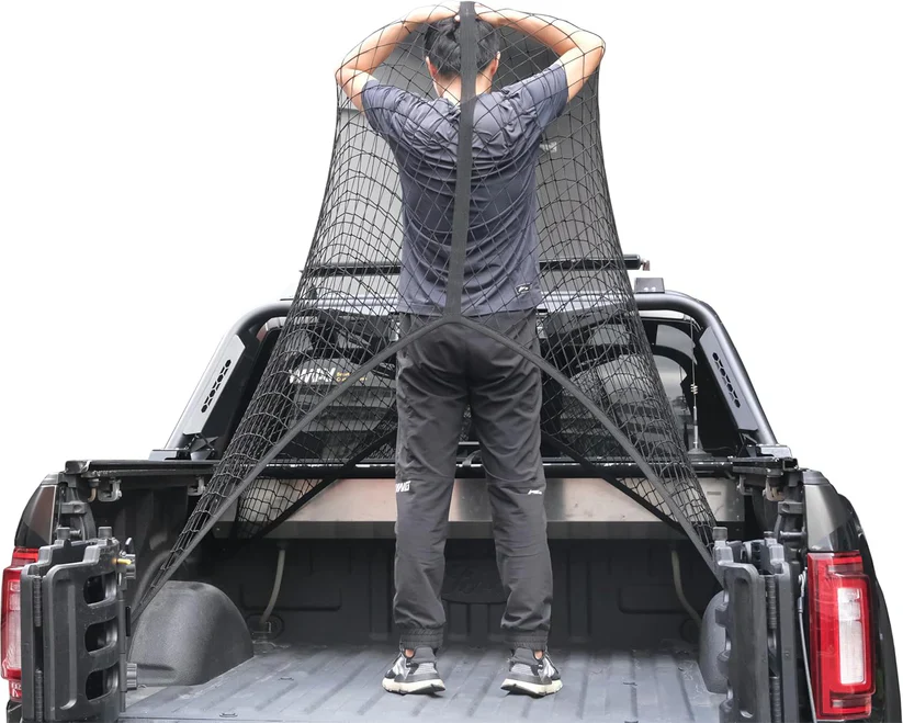š„ CargoGuard⢠Heavy-Duty Truck Bed Net ā Stop Stuff From Flying Everywhere!