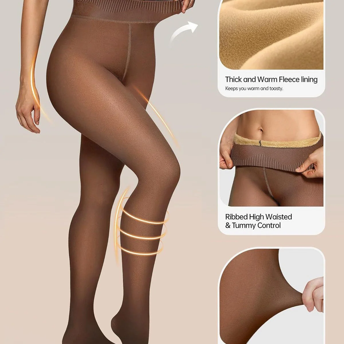 ❄️ CozyContour™ Thermal Shaping Leggings – Stay Warm, Slim & Stunning All Winter!