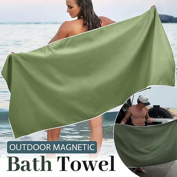 🔥 MagnaTowel™ Magnetic Outdoor Quick-Dry Towel — REGULAR TOWELS ARE A SUMMER NIGHTMARE