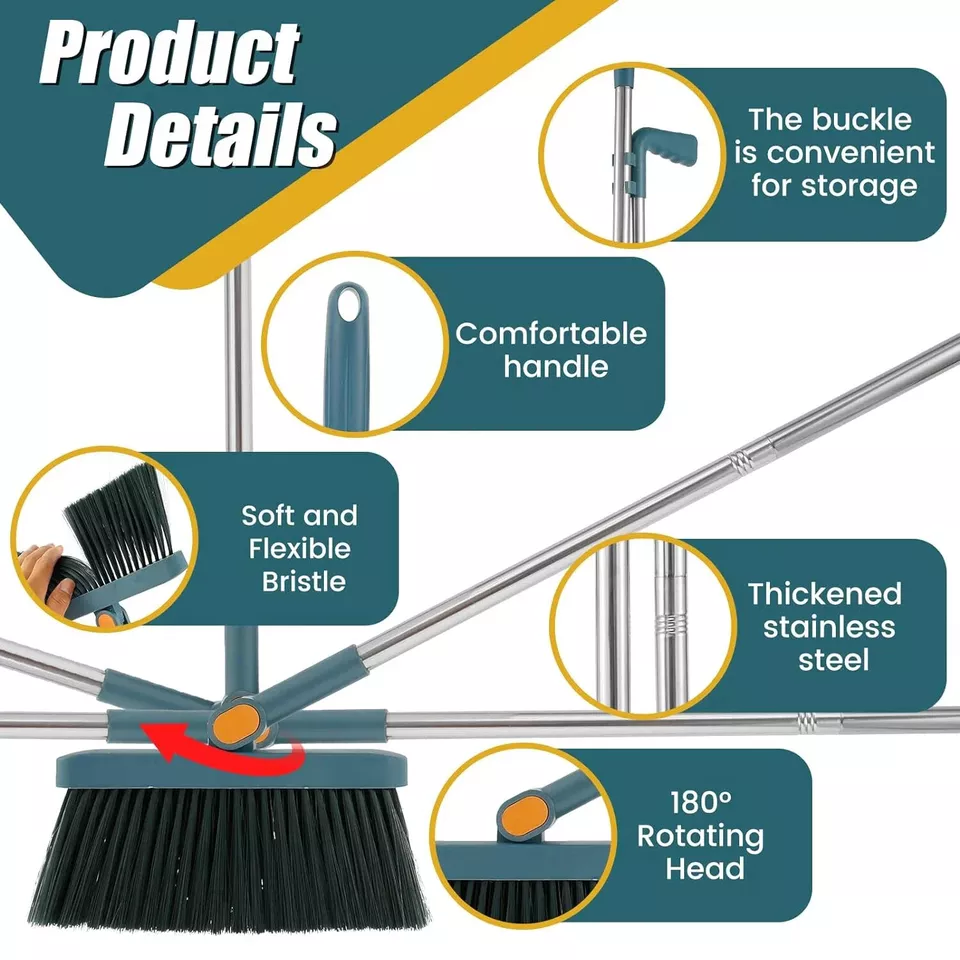 ๐ Revolutionize Your Cleaning Routine with the Folding Broom Combo Suit! (+Free Gift Included) - Image 2