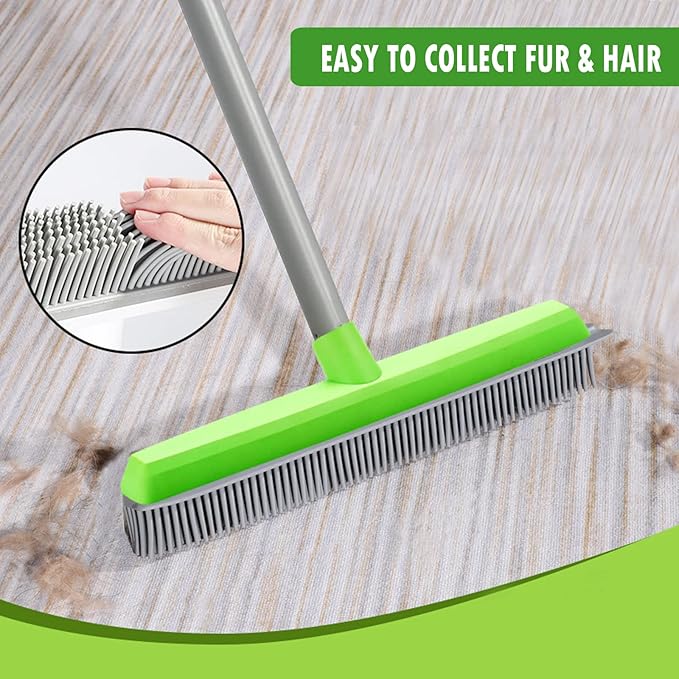 π The Official 3-Section Telescopic Carpet Hair Removal Broom β Works Like MAGIC! - Image 2