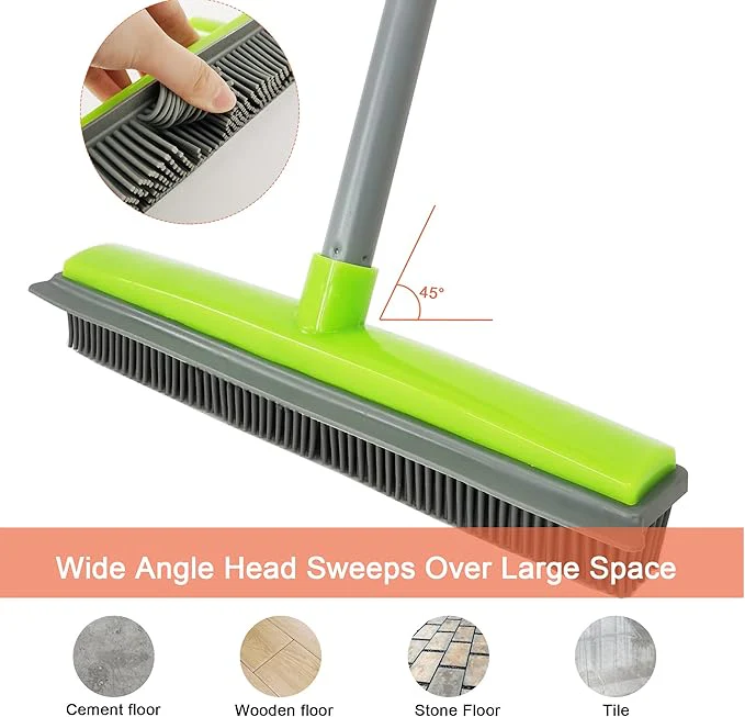 π The Official 3-Section Telescopic Carpet Hair Removal Broom β Works Like MAGIC! - Image 3