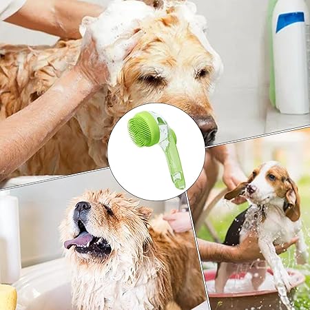 πΆ The Ultimate Pet Bathing & Massage Brush β 1+1 FREE Today Only! π - Image 2