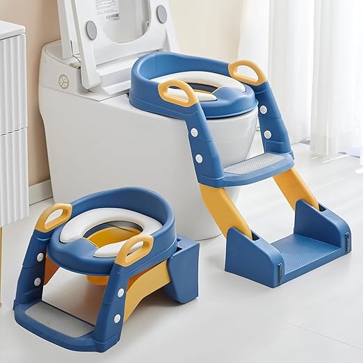 πΌ Upgrade 2-in-1 Baby Toilet Ladder β The Most Stable & Official Design! - Image 4