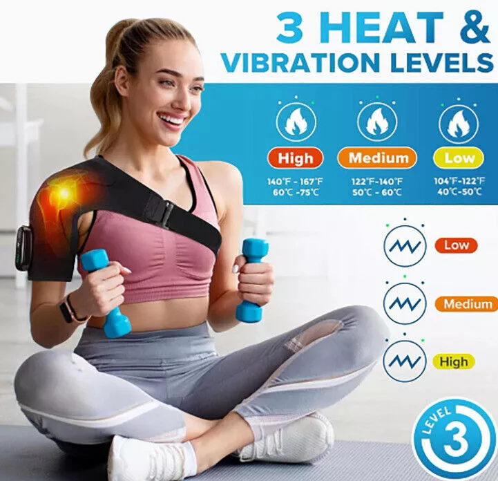 π₯3-Speed Electric Heated Shoulder Massager β Instant Pain Relief & Relaxation! π₯