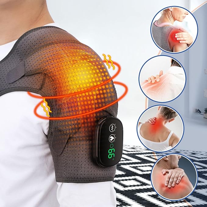 π₯3-Speed Electric Heated Shoulder Massager β Instant Pain Relief & Relaxation! π₯ - Image 3