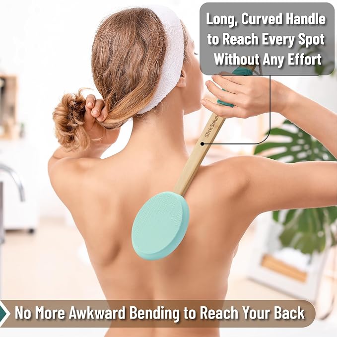 πNon-Slip Sponge Brush β Effortless Lotion Application for Hard-to-Reach Areas! π - Image 4
