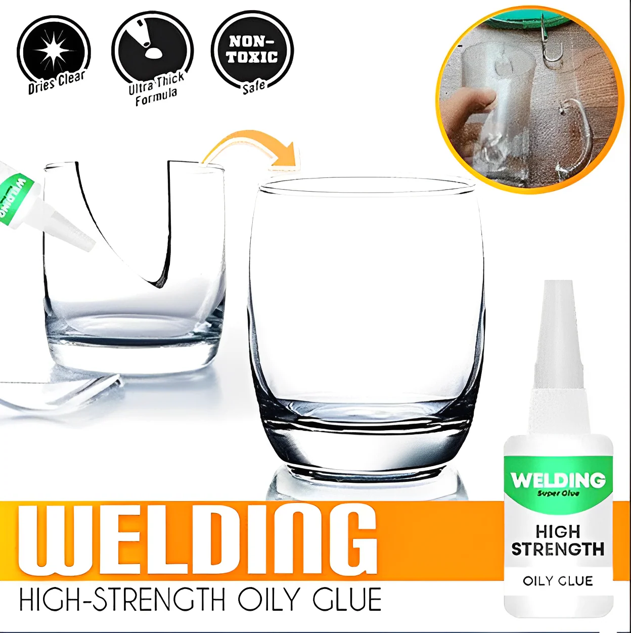 1+1 FREE | EasyGlue™ High-Strength Welding Glue on Oil Base - Image 6