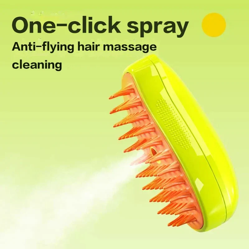 3 in 1 Steamy Cat Brush - Image 2