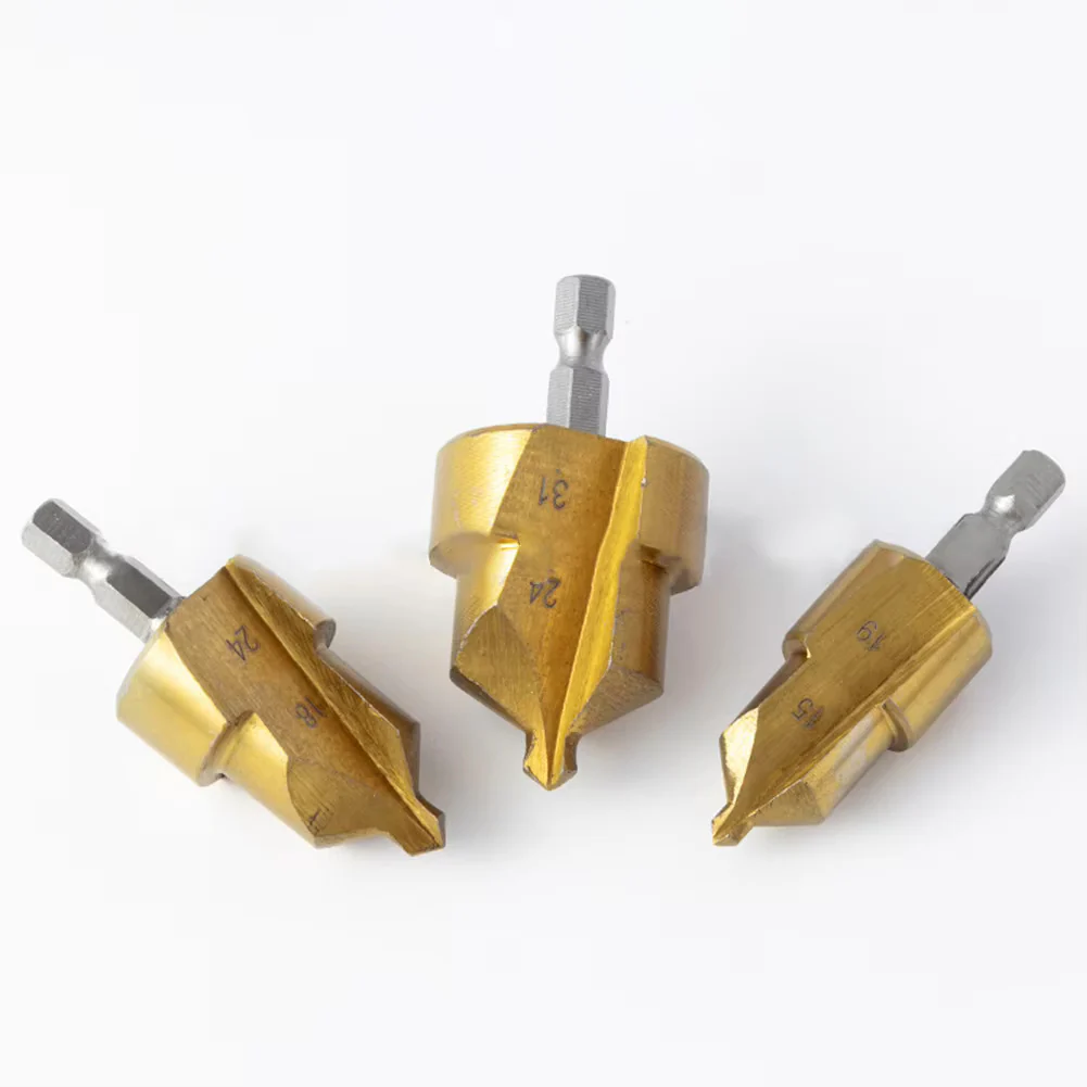 3-Piece Hexagonal Shank Drill Bit Set (6.35mm) for Water Pipe Expansion (+Free Gift Included) - Image 6