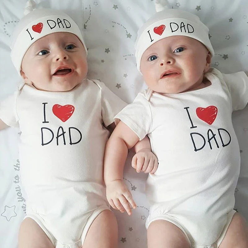 50% Off + Fast Free Shipping TODAY! (Cute I Luv Mum & Dad Baby Set) - Image 3