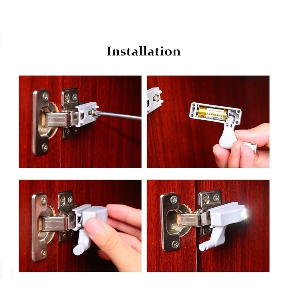 Automatic Cabinet LED Hinge Light (10 pcs Set) π‘πͺ - Image 3