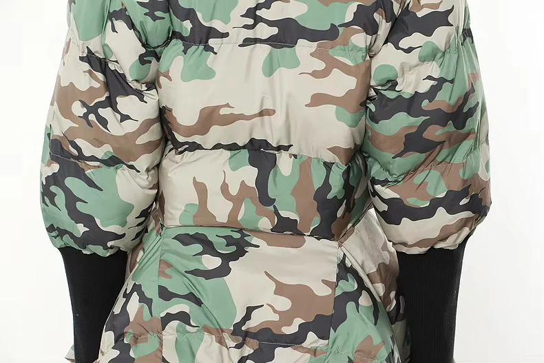 Camouflage Stitching Knitted Cuff Cotton Jacket β Street Fashion Essential π₯ - Image 3