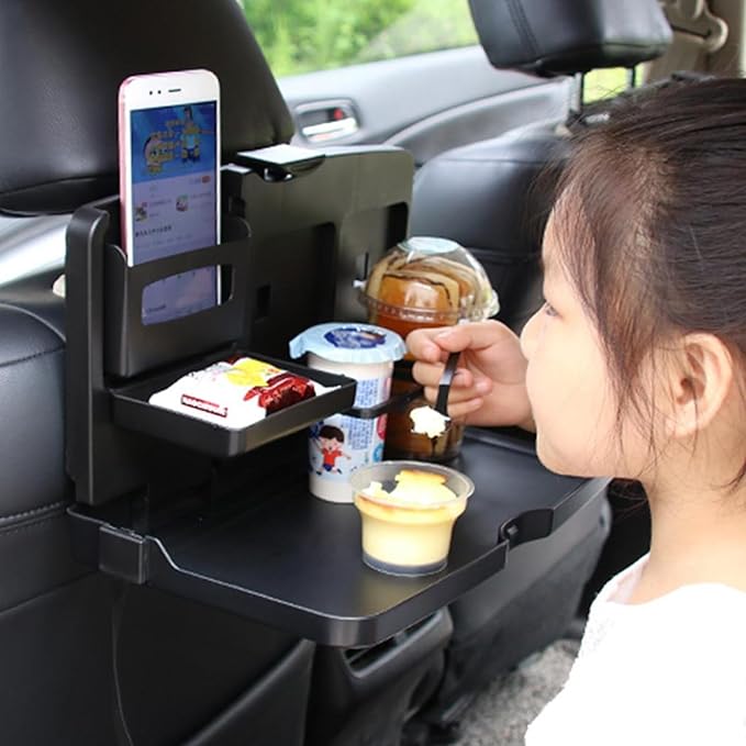 Car Back Seat Folding Table – Your Travel Companion (+Free Gift Included) - Image 2