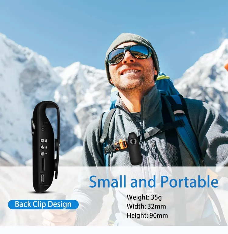 Detect Outdoor Sports Clip Collar Camera - Image 2