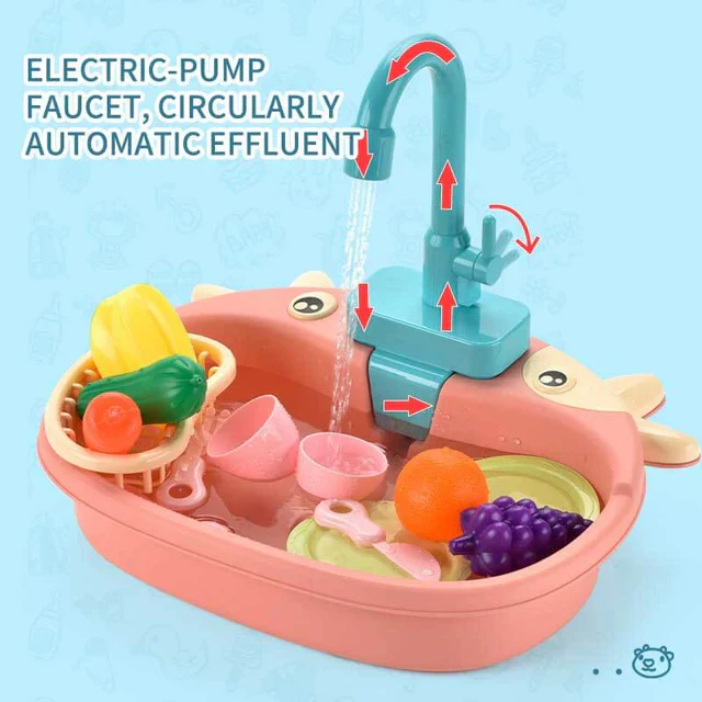 🧼Electric Kids’ Dishwasher Toy – The Most Fun & Interactive Kitchen Playset! 🍽️ - Image 3