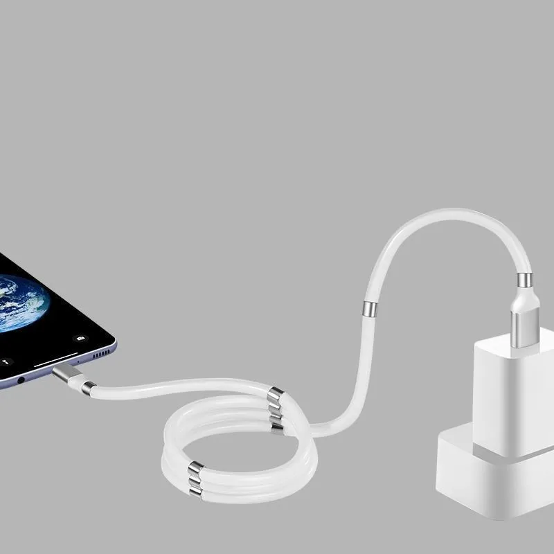 Fast Charging Magnetic Storage Data Cable – Stay Tangle-Free, Stay Powered! - Image 4