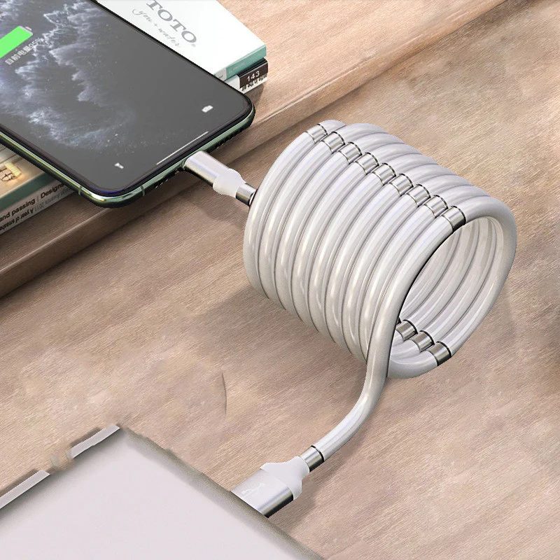 Fast Charging Magnetic Storage Data Cable – Stay Tangle-Free, Stay Powered! - Image 6