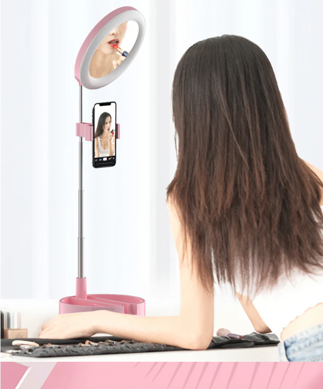 FlexiGlow™ - Adjustable Gooseneck LED Magnifying Mirror - Image 3