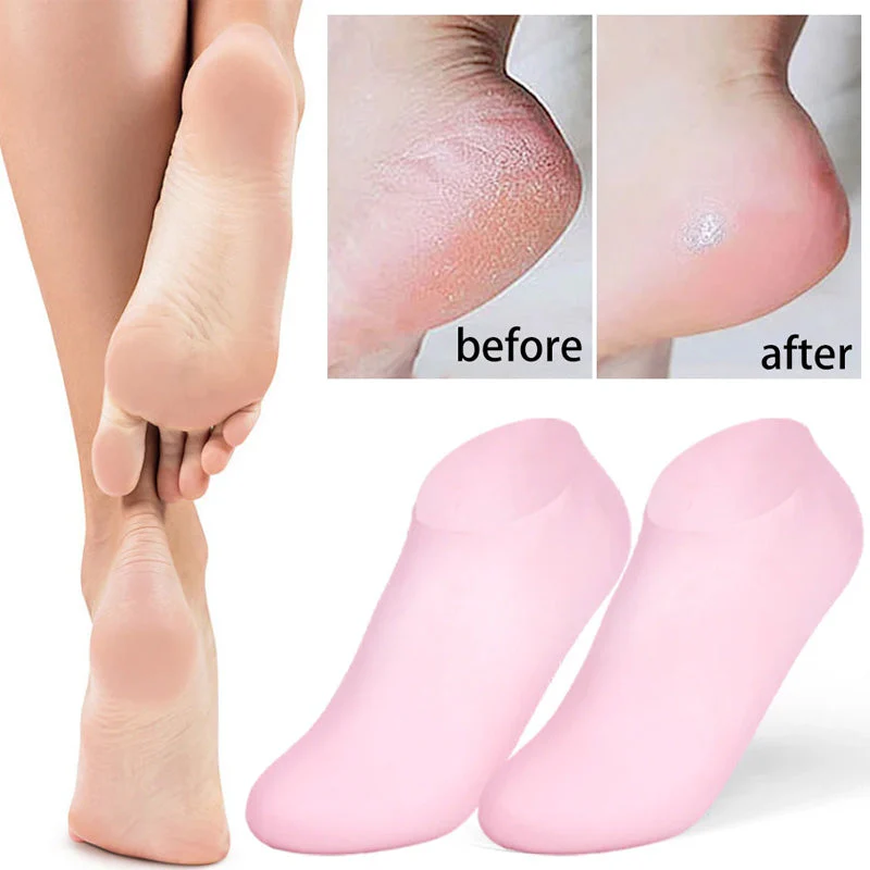 Footies™ Reusable Moisturizing Foot Mask Silicone Socks | BUY 1 PAIR GET 1 PAIR - Image 10