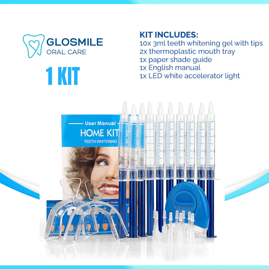 GloSmile Home-Use Teeth Whitening Kit with Led Light - Image 9