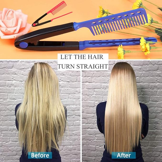 Hair Styling Clip & Straightening Comb β Achieve Salon-Quality Hair Instantly! πββοΈ (2pcs) - Image 4