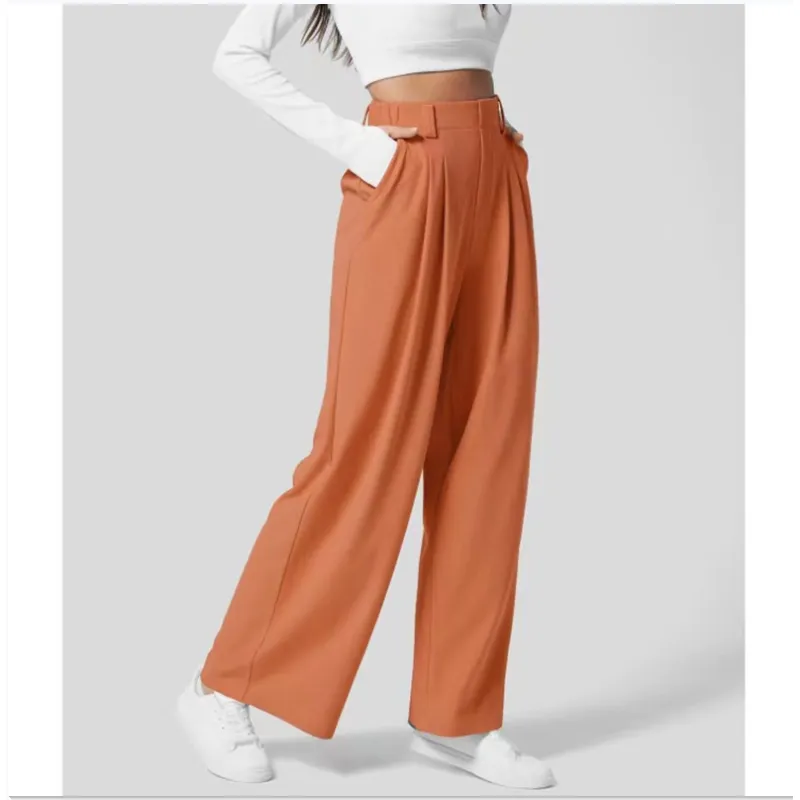 High Waist Straight Loose-Fit Tapered Trousers,π Effortlessly Chic, Perfectly Comfortable!
