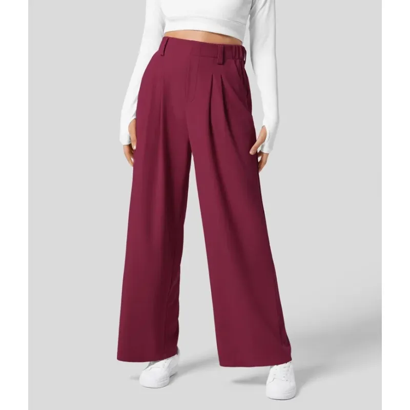 High Waist Straight Loose-Fit Tapered Trousers,π Effortlessly Chic, Perfectly Comfortable! - Image 10