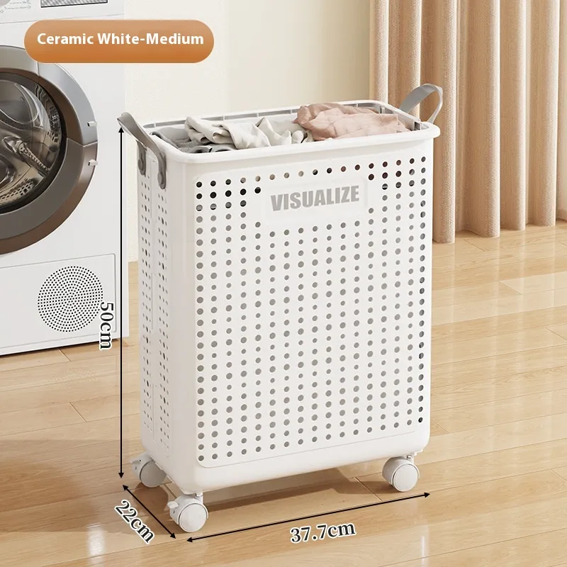 LaundryBasket™ - RollFold Multifunctional Folding Laundry Basket with Wheels - Image 2