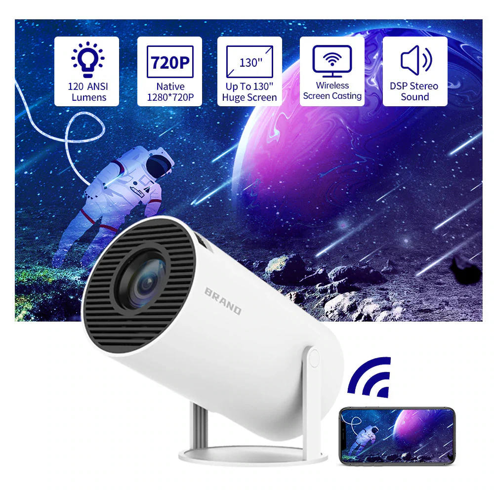 SOHOBLOO'S MagicScreen™ 4K WiFi Mini Projector - Image 4