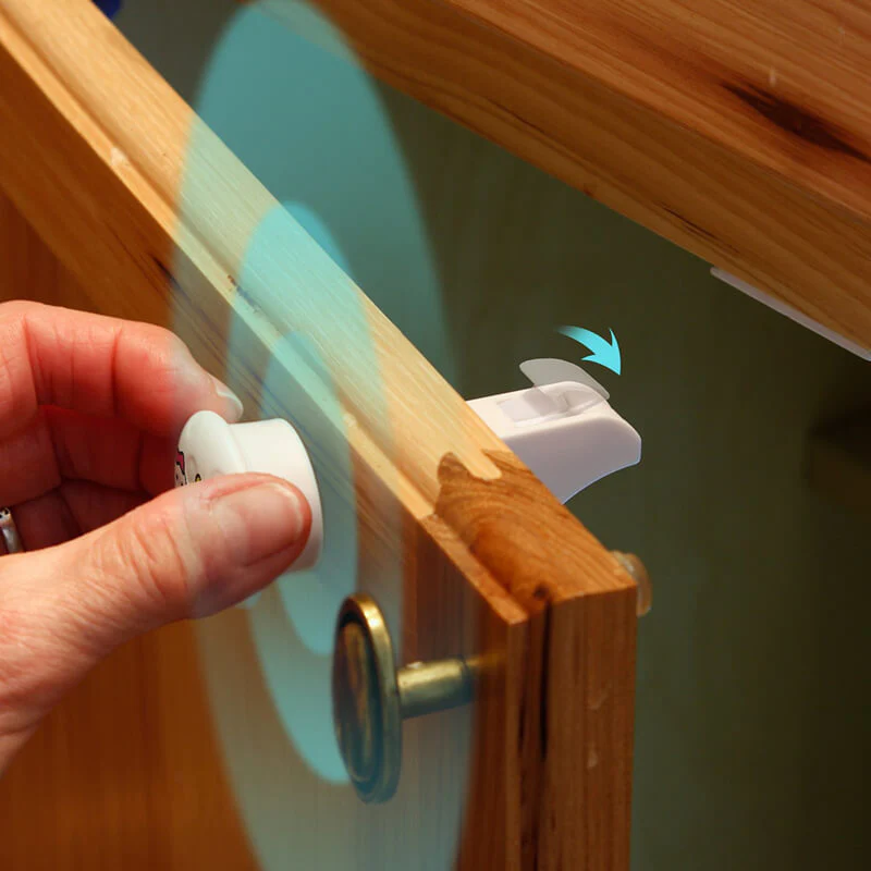SOHOBLOO'S Magnetic Cabinet Locks (4 Locks + 1 Key) Free 1 - 3 DAY USA Shipping TODAY! - Image 6