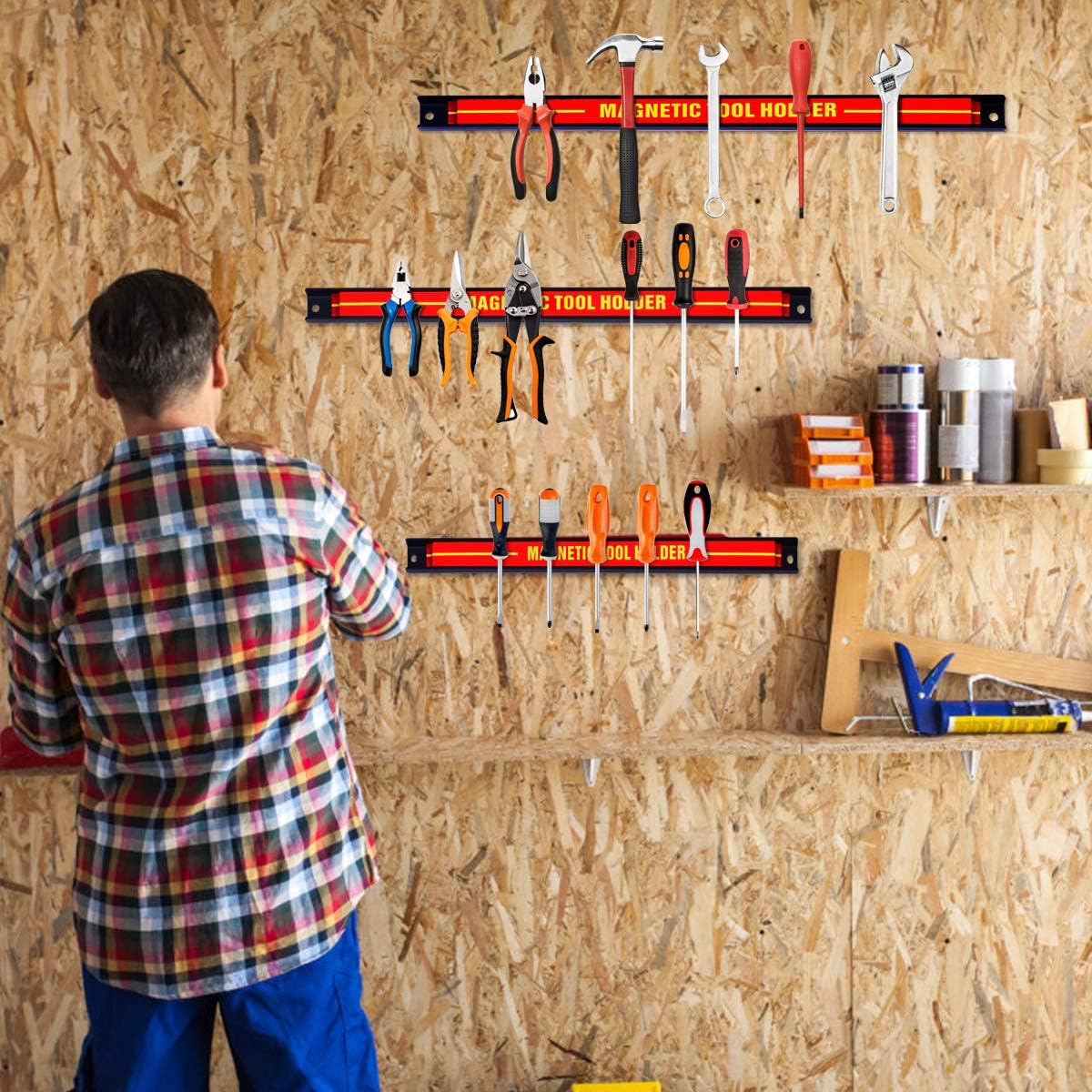 π§² Magnetic Tool Holder β Keep Your Tools Organized & Accessible! π§β¨ - Image 2