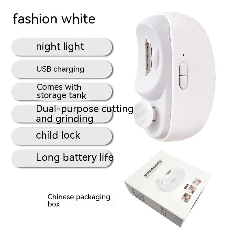 NailShine™ Electric Anti-Splash Nail Clipper & Brightener (Rechargeable) - Image 3