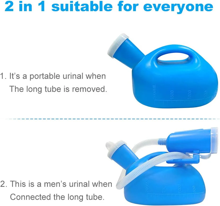 Portable Adult Urinary Device with Long Tube for Elderly and Bedridden Care - Image 6