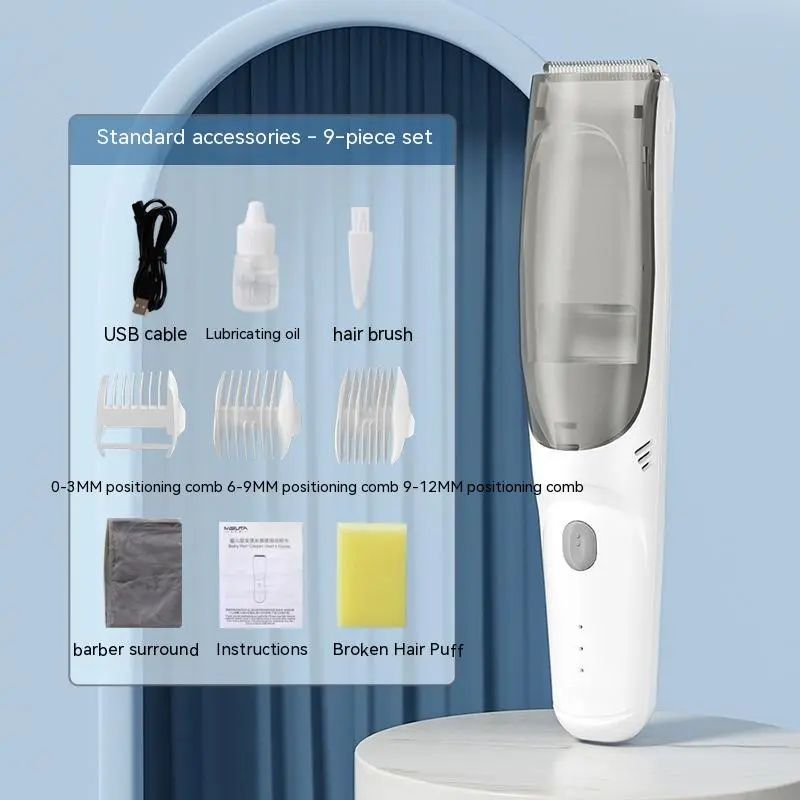 Rechargeable Hair Vacuum Clippers for Babies & Pets - Image 3
