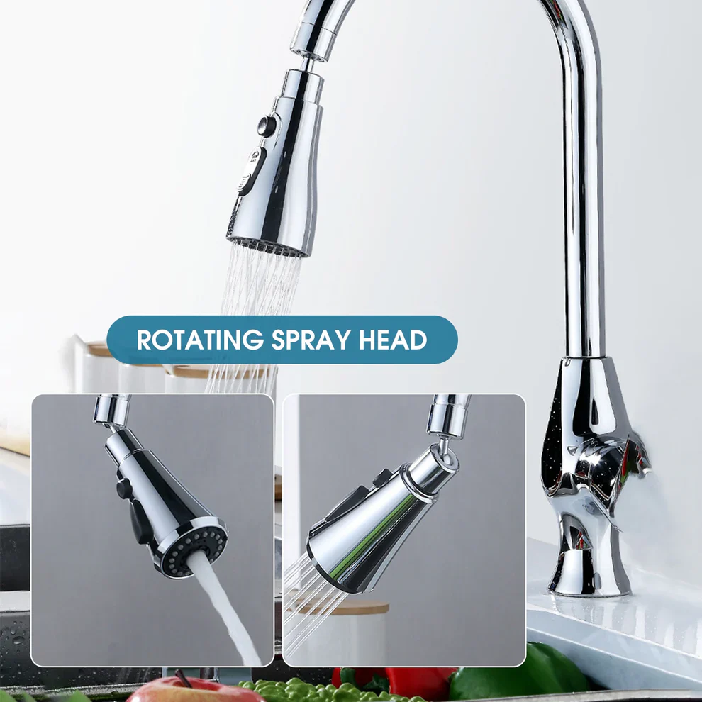 Revolutionize Your Kitchen Experience with the Universal Pressurized Faucet Sprayer! - Image 2
