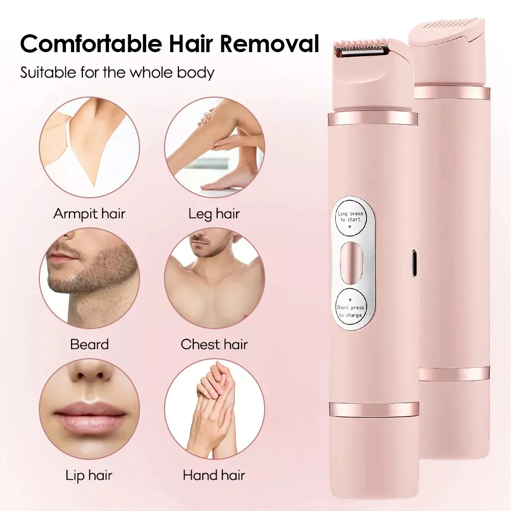 Say Goodbye to Unwanted Hair with the Dual-Head Electric Shaver - Image 2
