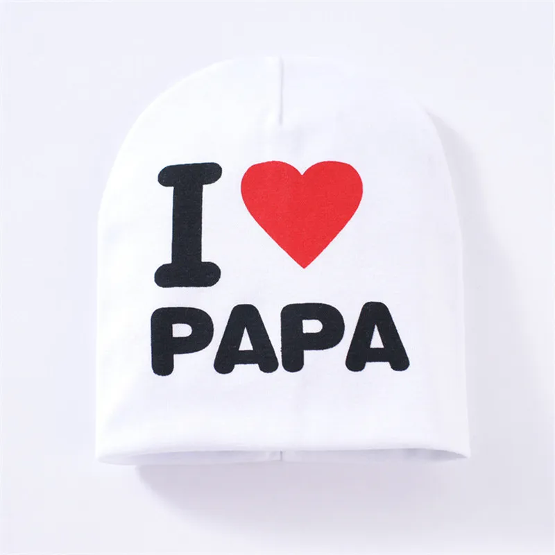 50% Off + Free Shipping Today | SOHOBLOO'S I Luv Mama & Papa Baby Hat - Image 4