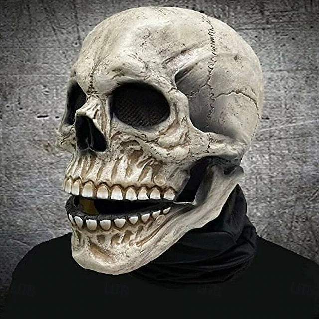 SpectraBone™ Creepy Halloween Skull Mask for Spooky Costume Looks