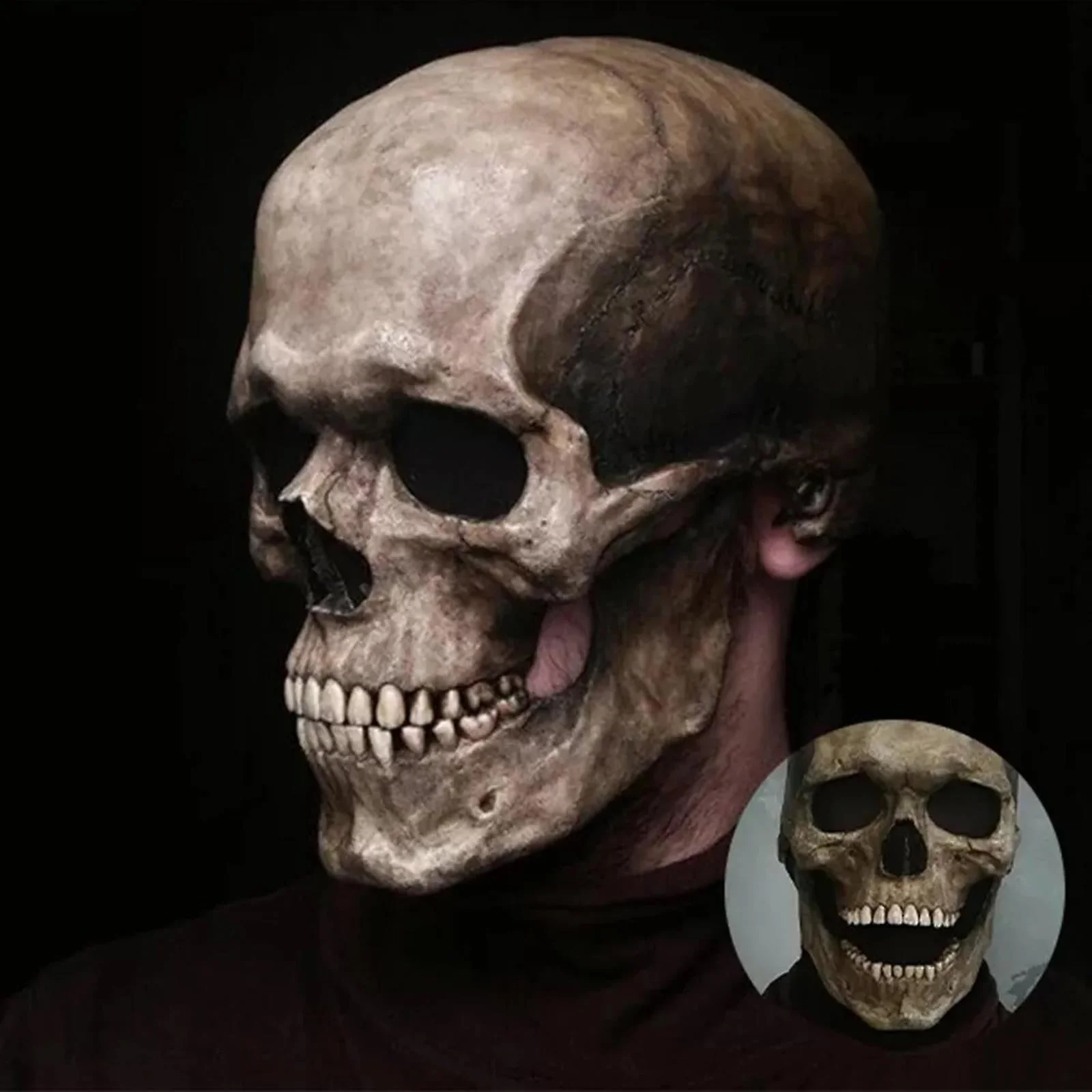 SpectraBone™ Creepy Halloween Skull Mask for Spooky Costume Looks - Image 2