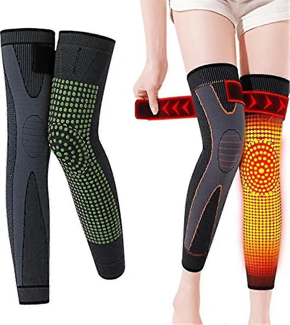 Stay Active and Protected with Men’s and Women’s Knitted Riding Long Lace-Up Knee Pads!