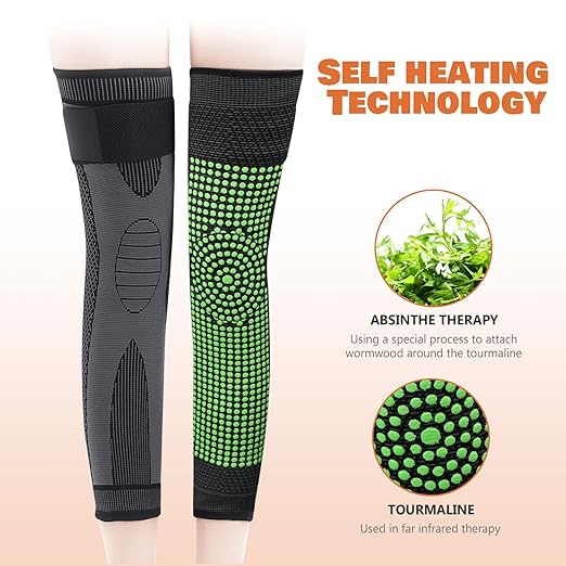 Stay Active and Protected with Men’s and Women’s Knitted Riding Long Lace-Up Knee Pads! - Image 5