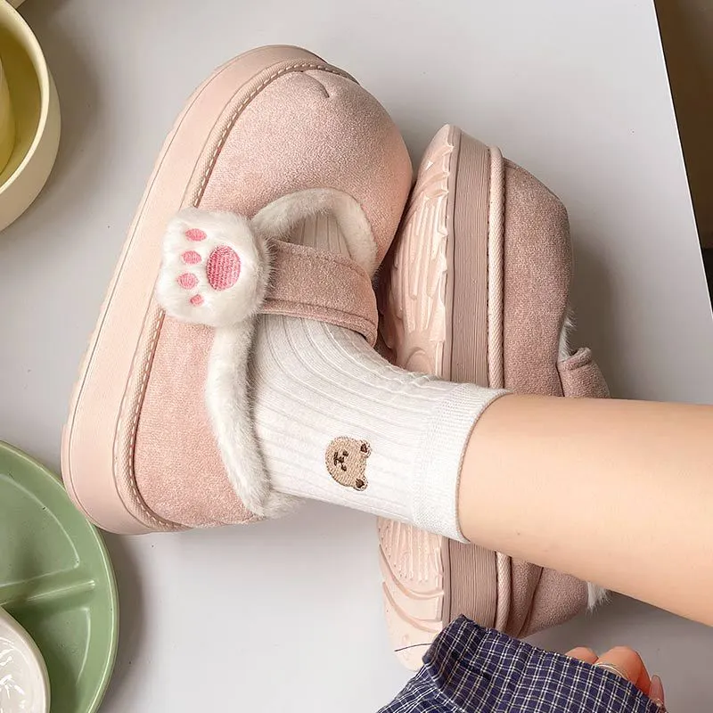 Stay Cozy and Stylish with PawSnug™ Women's Cotton-Padded Plush Shoes - Image 5