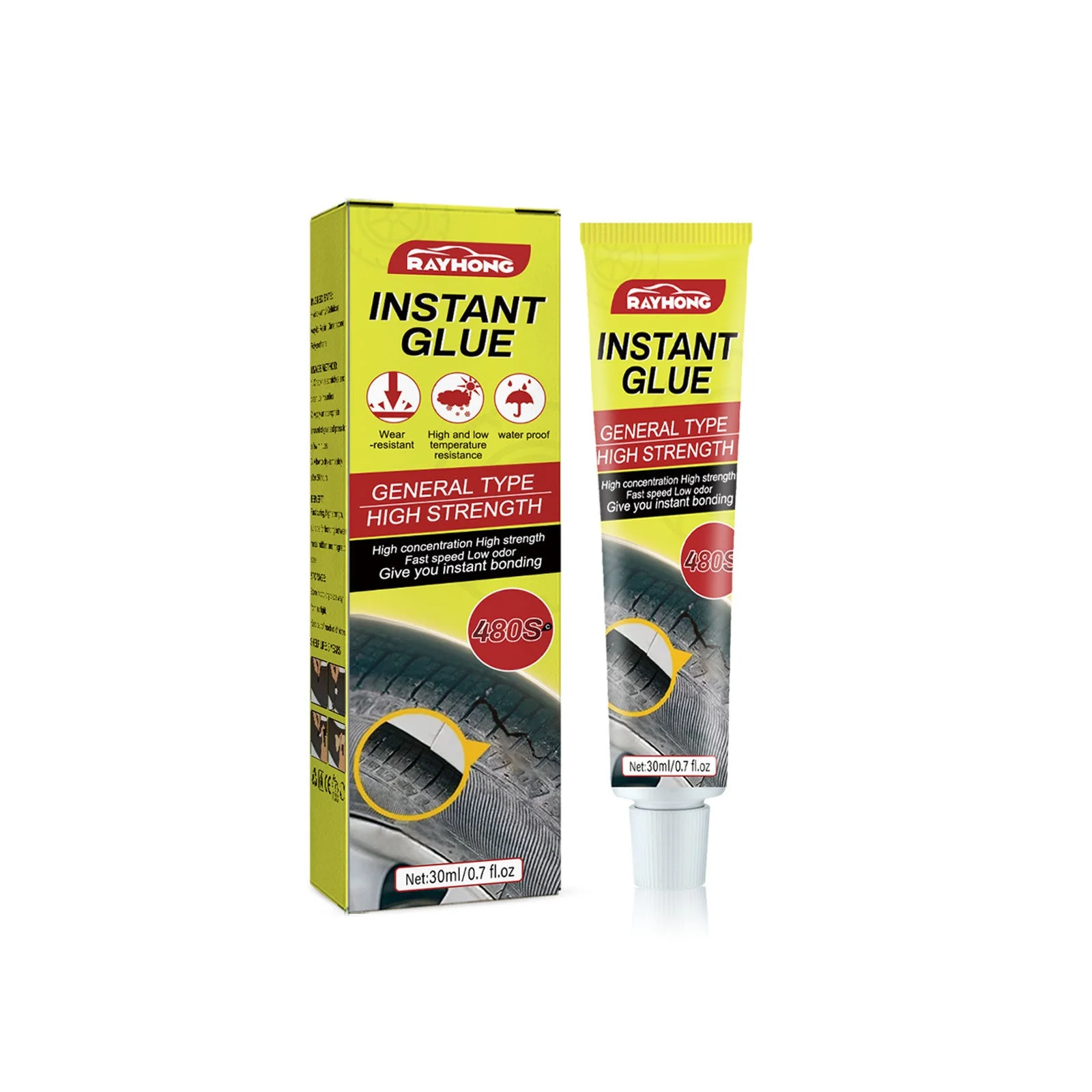 TireSeal™ Emergency Crack Repair Adhesive 30ml - Image 2