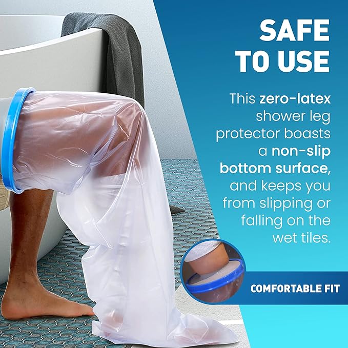 Waterproof Fracture Cast Foot Cover – Protect Your Cast & Wound in the Shower - Image 9