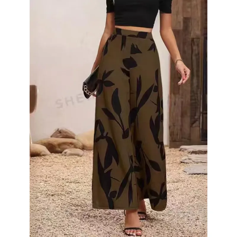 Women's Hip-Hop Style Street Wide Leg Pants – Creative Spring Straight-Leg Trousers - Image 3