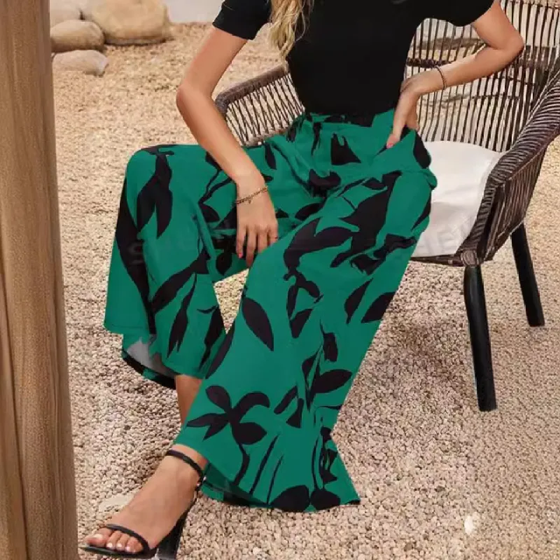 Women's Hip-Hop Style Street Wide Leg Pants – Creative Spring Straight-Leg Trousers - Image 5