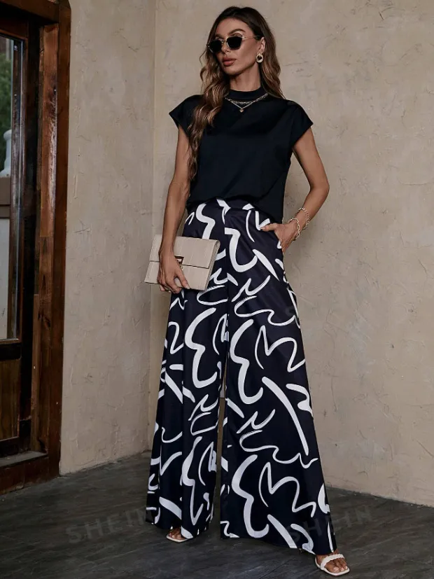 Women's Hip-Hop Style Street Wide Leg Pants – Creative Spring Straight-Leg Trousers - Image 7